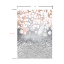 Fundo fotográfico Andoer 1,5 x 2,1 m/5 x 7 pés com glitter, luz bokeh e efeito spot. Impressão digital. Ideal para estúdio fotográfico.