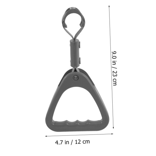 Bus Grab Handle Gray Triangle Shape Replacement for School Bus with Secure Grip and Quick Installation 1
