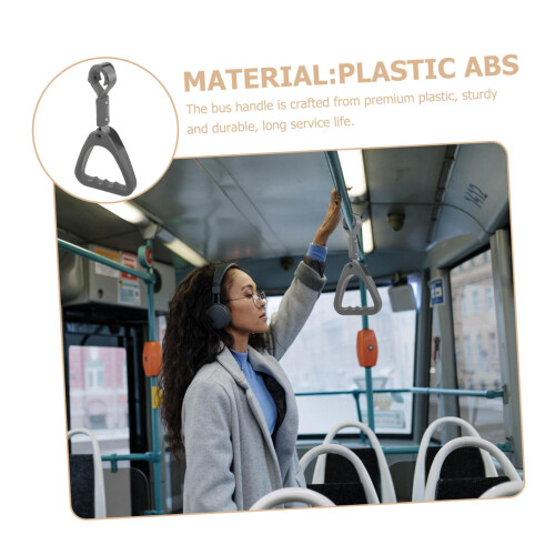 Bus Grab Handle Gray Triangle Shape Replacement for School Bus with Secure Grip and Quick Installation 2