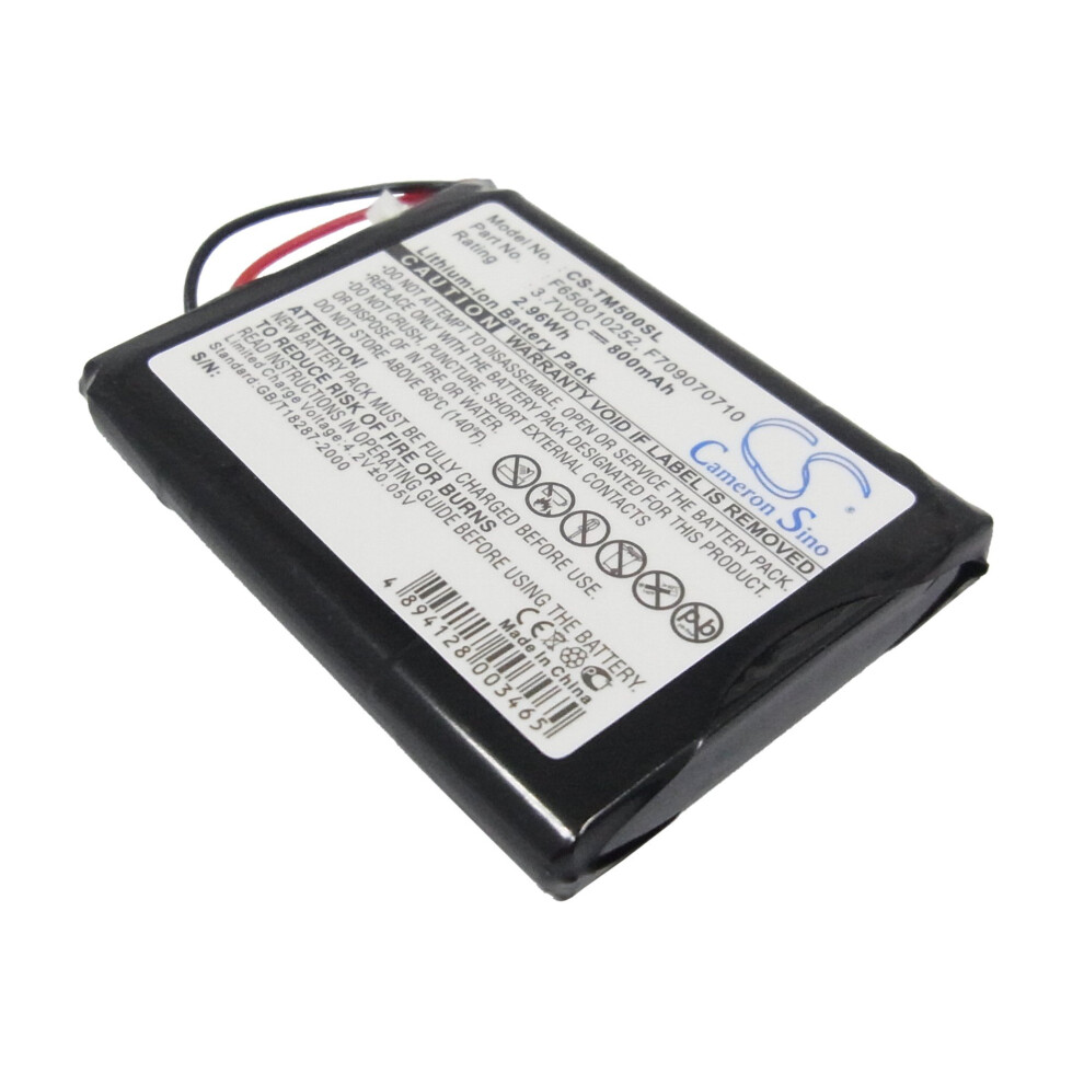 Replacement Battery 800Mah 3.7V Liion For Tomtom One 3Rd Edition F650010252 F709070710 Reliable Power 9092120209495