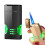 Windproof Butane Lighter with Adjustable Flame, Visible Fuel Window, Refillable Metal Design for Camping 1