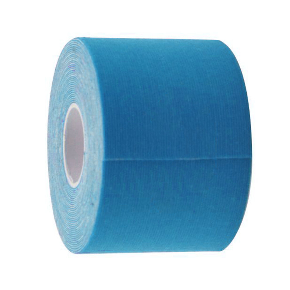 Elastic Sports Tape 2in x 16.4ft Breathable Cotton Waterproof Light Blue