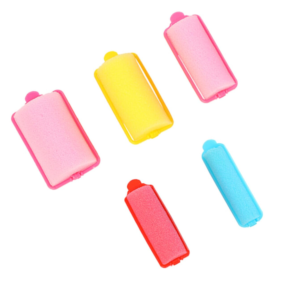 No Heat Hair Curlers Soft Sponge Rollers for Overnight Natural Curls Long and Short Hair