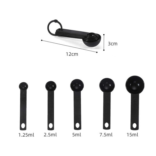 10Pcs PP Measuring Spoon Set, Durable Kitchen Gadgets, Safe 2