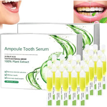 2PACK Ampoule Toothpaste 3v Fruit Acid Teeth Whitening Serum, Deep Cleaning Tooth Essence for Fresh Breath Travel Use