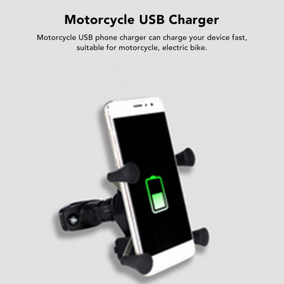 Motorcycle Usb Charger 5V 2A Waterproof Dual Port For Bike & E-Bike 8371389923740