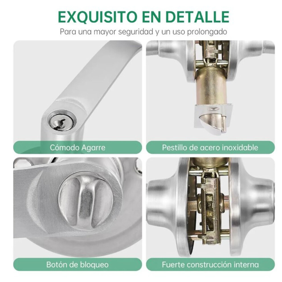 2 Lever Industrial Door Lock 35-50Mm 7340572992154
