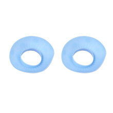 Wrist Washbands Waterproof SplashProof Absorbent for Face Washing and Skincare Blue Flower
