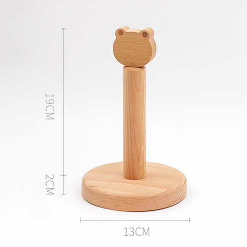 Ξύλινη θήκη για χαρτί υγείας – Σχήμα ζώου, 13x21εκ. 1