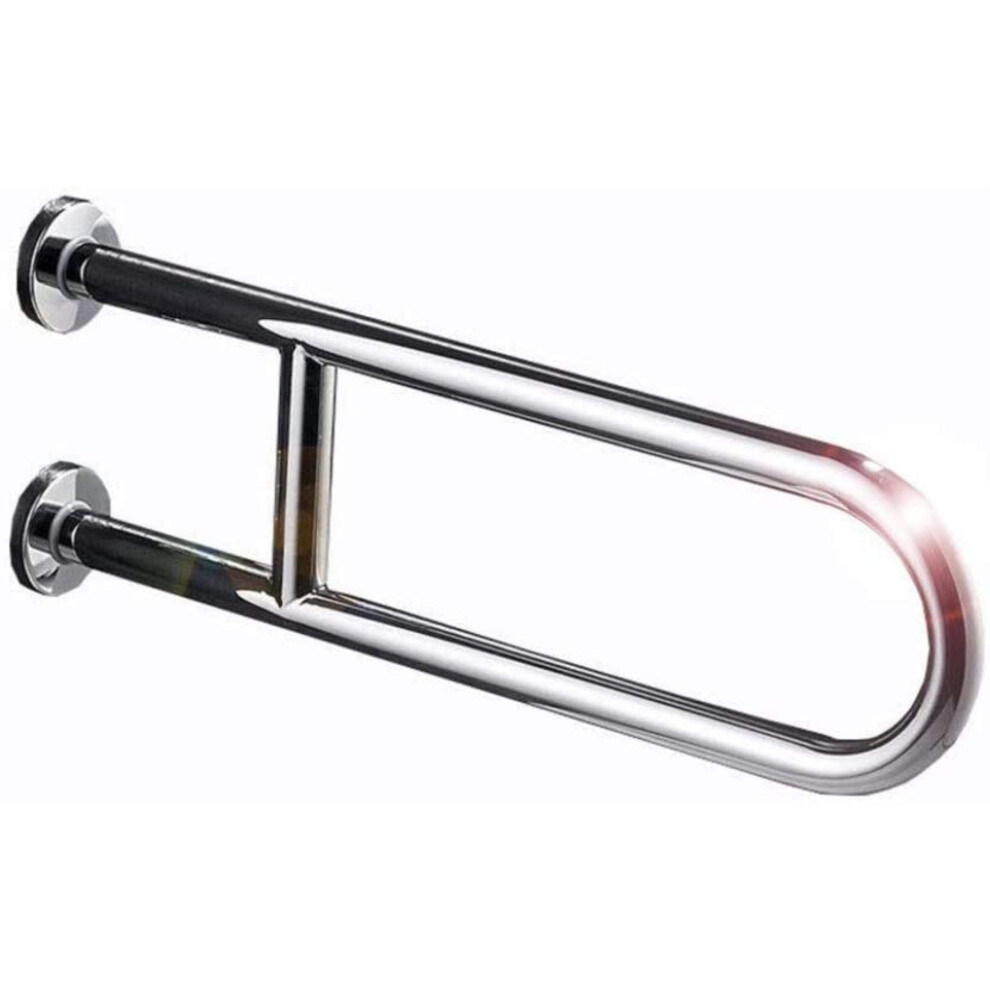 Bathroom Grab Bar 60cm U Shape Stainless Steel NonSlip Shower Safety Handrail for Elderly Support