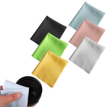 24 Pack Microfiber Cleaning Cloths for Glasses and Screens, Scratch Lint Reusable Design