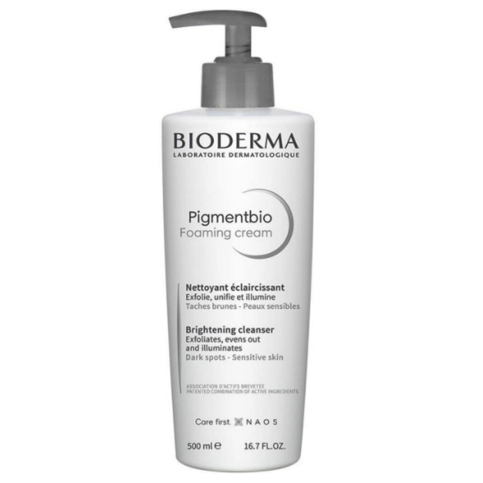 Cream Bioderma Pigmentbio Foaming | Improving Uneven Skin Tone |Daily Face Cleansing - 500Ml