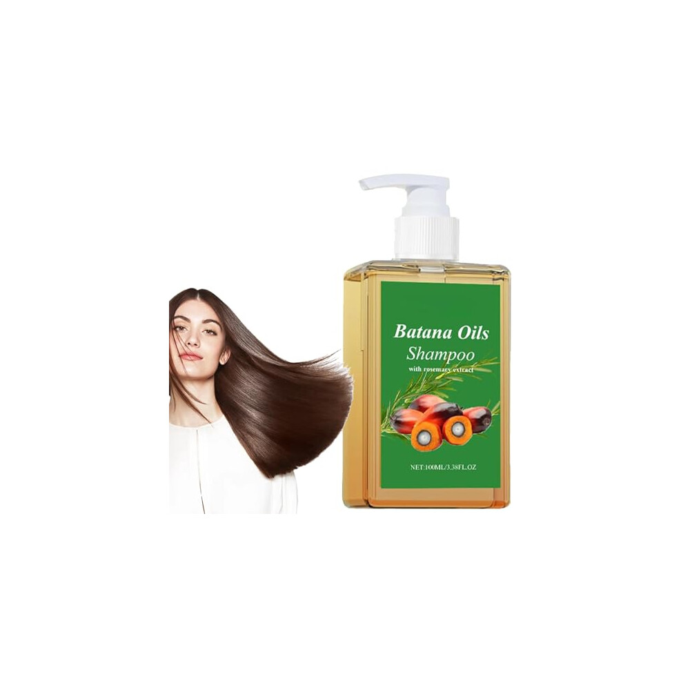 Batana Oil Shampoo with Rosemary for Hair Growth, AntiFrizz Deep Hydration for Dry Damaged Hair