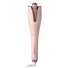 Automatic Rotating Curling Iron with Ceramic Coating for Beach Waves, Ionic Shine, Dual Voltage Travel Use
