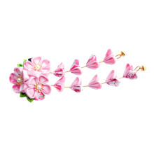 Japanese Kimono Flower Hairpin with Tassel, Elegant NonSlip Hair Clip for Women Festival Wear
