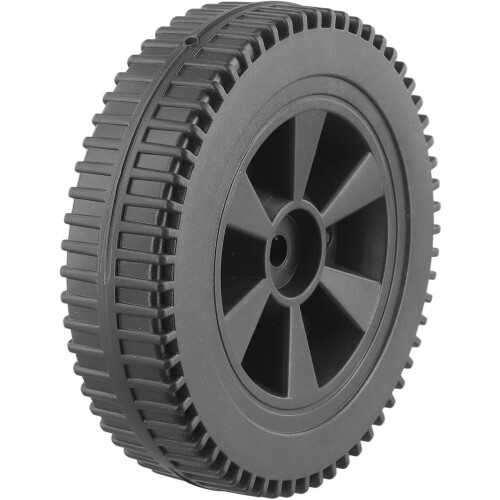2PCS Grill Replacement Wheels for Gas Grill, Durable Plastic Construction, Easy Mobility, Black