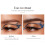 (01# Light Brown) QIC Waterproof Microblading Eyebrow Pen 4 Fork Tip Eyebrow Pencil 3D Tattoo Pencil 8
