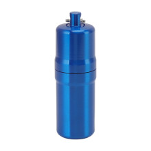 Stainless Steel Mini Cigarette Case Blue Portable 31x31x90mm
