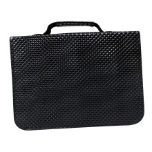 Barber Scissors Case PU Leather Hairdressing Scissor Holder with 24 Pockets for Salon Tools
