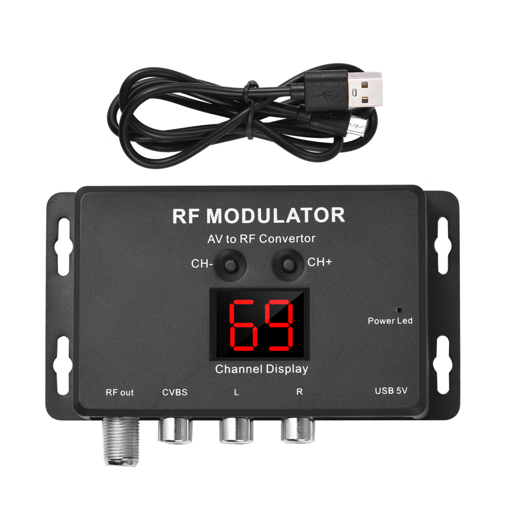 M60 Rf Modulator Av To Rf Converter Easy Setup Reliable Signal Conversion 6931389926497