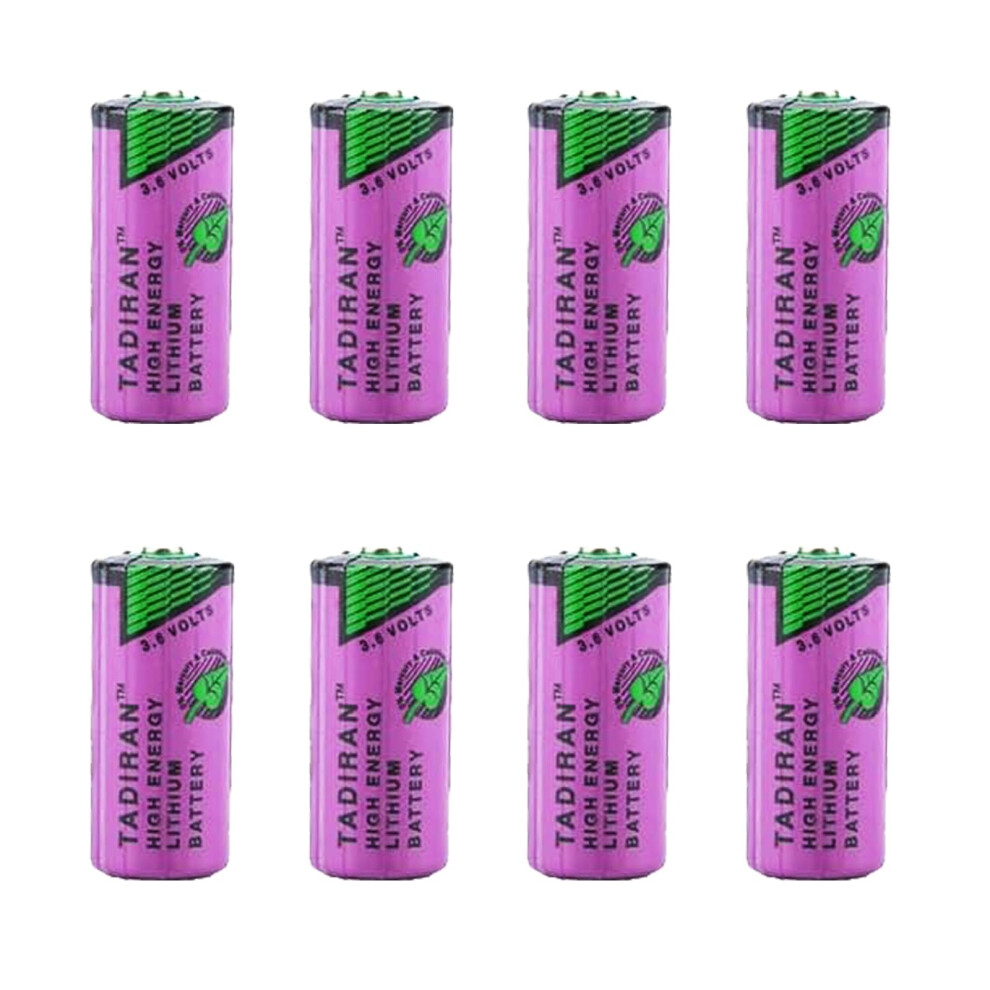 8Pack Lithium Aa Battery 3.6V 1650Mah Tl5955 Replacement Battery Longlasting Power For Tl2155 Er14335 9330225934349