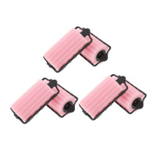 6pcs Large Foam Hair Rollers No Heat Overnight Curlers Soft Sponge Rods for All Hair Types
