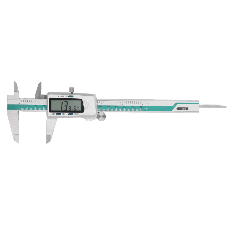 Digital Caliper 0-150Mm/6In Stainless Steel Lcd Measure Tool Et50 5091389926734