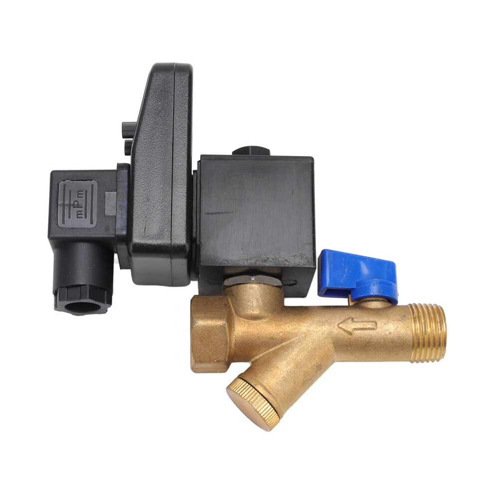 Electronic Drain Valve Dn15 G1/2 16Bar Brass Noise-Free Automatic Drain 8301389927257