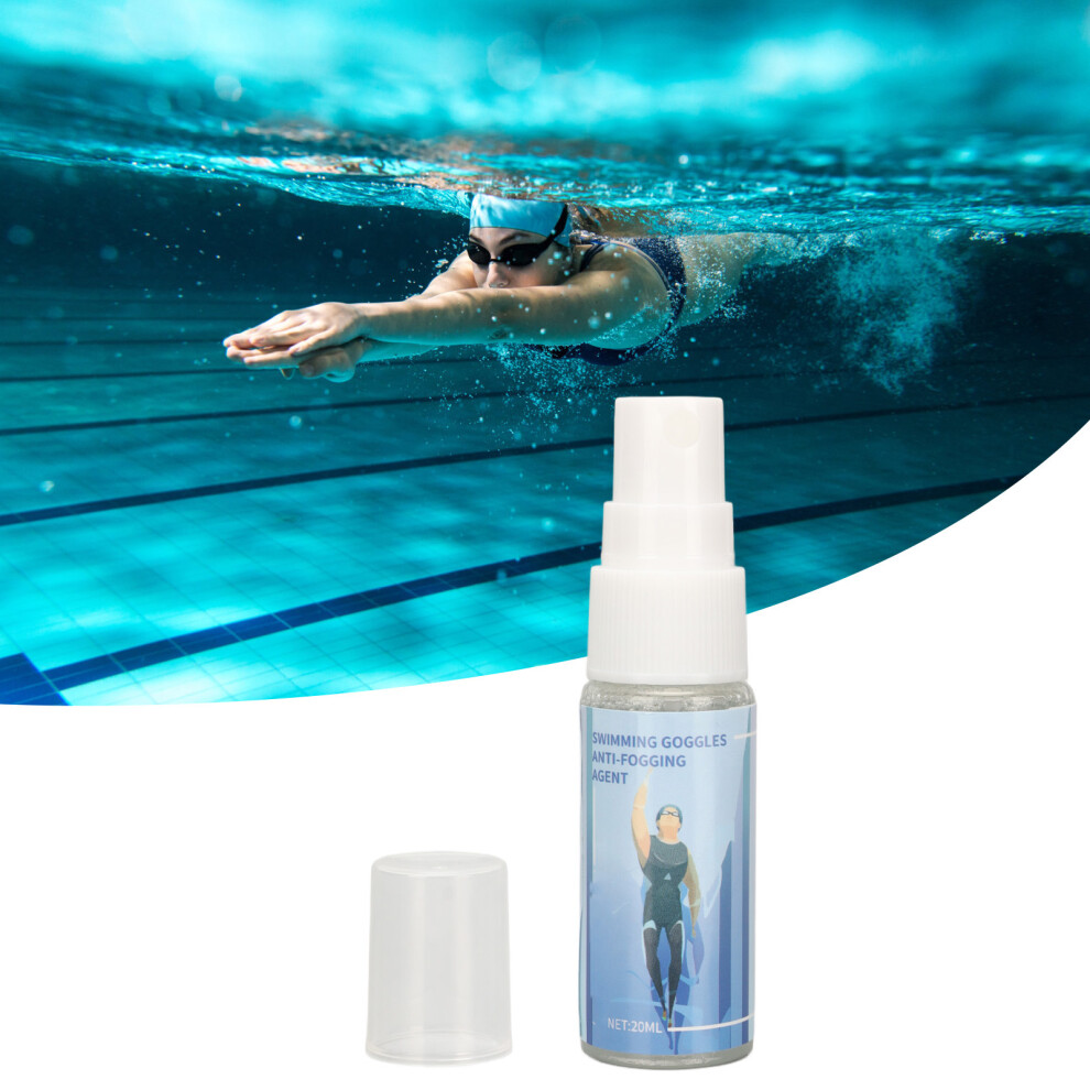 Portable Lens Fog Spray 20ml Fine Mist Glass Cleaner for Swimming Goggles Use