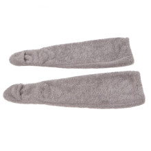 Over-Knee Plush Socks - Thick Warm Stockings for Home & Sleep, Gray