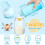 4 Pack Stackable Baby Formula Dispenser 4 Layer Milk Powder Container for Travel and Snack Storage 2