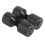Black Aluminium 2 Hole Connector Pins Set 18