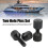 Black Aluminium 2 Hole Connector Pins Set 13