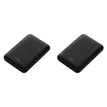 2X Power Bank Portable Charger Fast Charging External Battery Pack for Heating Vest Jacket Scarf Socks Gloves Black