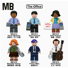 6pcs The Office Block Minifigure Kid Toy Fit Lego