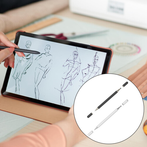 Stylus Pen for Touch Screen with  Sensitivity and Ergonomic Grip, White Capacitive Pen for iPad and Android Tablets 1