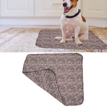 Soft Printed Dog Blanket 120x90cm Reversible Plush Bed Cover for Bed & Car Seat