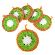 5 Pack Fruit Shaped Non‑Scratch Dish Sponges for Kitchen Cleaning Nonstick Cookware