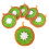 5 Pack Fruit Shaped Non‑Scratch Dish Sponges for Kitchen Cleaning Nonstick Cookware 1
