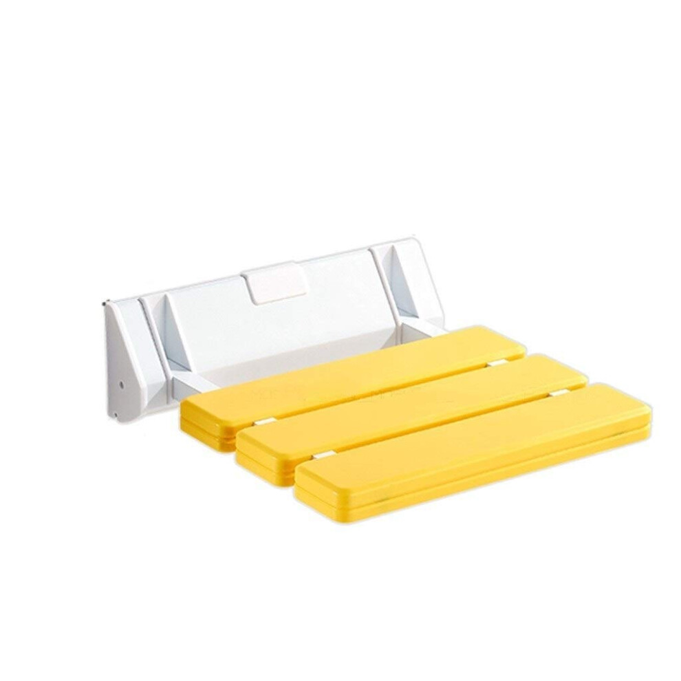Folding Shower Chair for Elderly, NonSlip Bath Seat with Drain Hole, Adjustable Stool 130kg