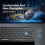 TECKNET Mini Wireless Keyboard, 2.4GHz Compact Keyboard, Portable UK Layout Small Keyboards, 2