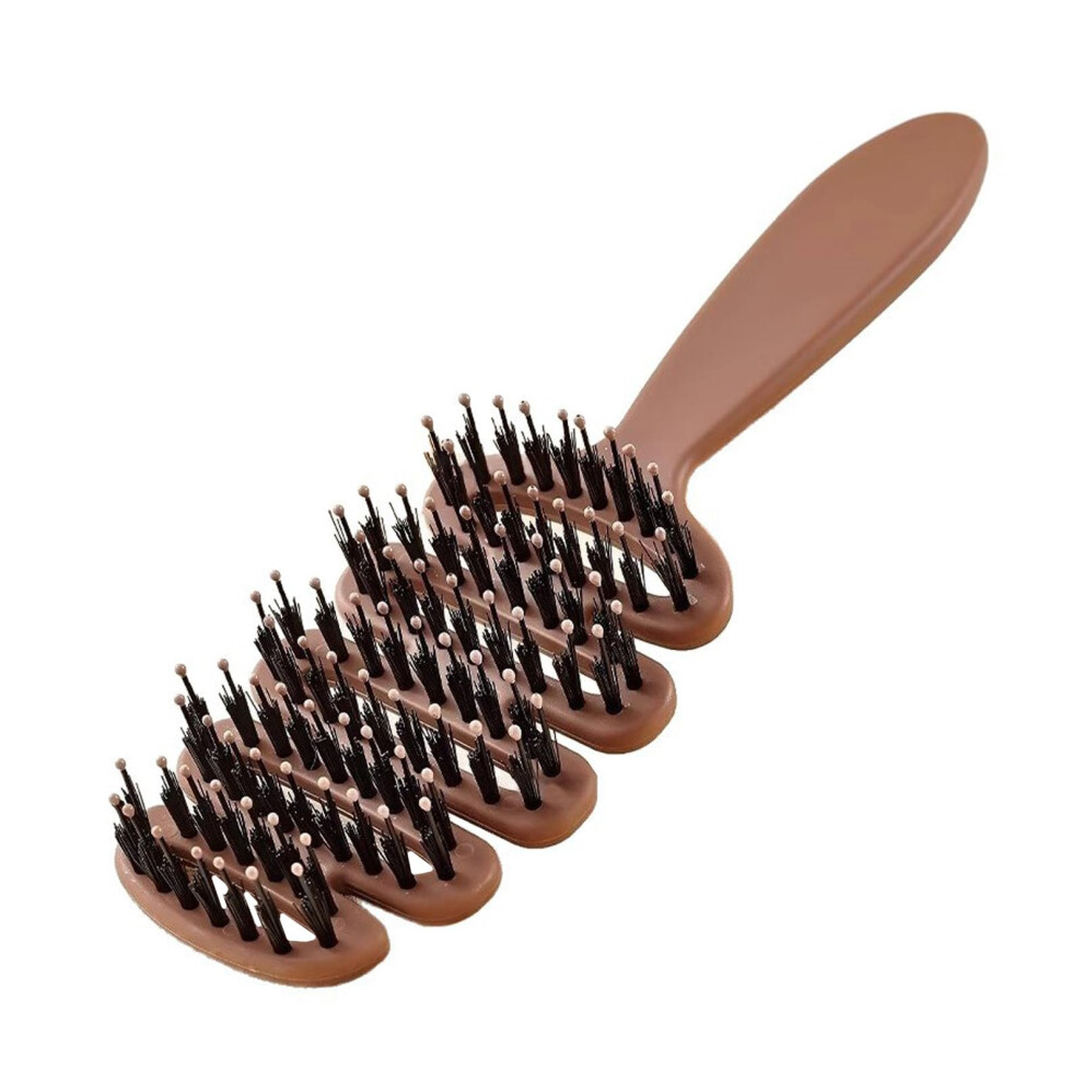 Boar Bristle Hair Brush for Fine Hair, Volumizing Root Lift and AntiFrizz Styling