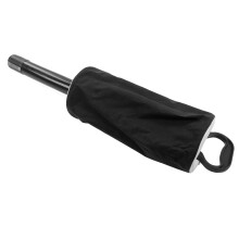 Golfball-Auffangtasche 80 Bälle Nylon 75x16cm Schwarz