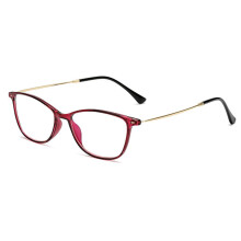 Blue Light Blocking Reading Glasses for Computer Reading, TR90 Flexible Temples, Black and Red