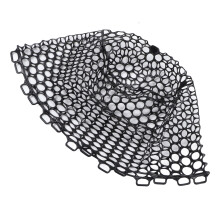 Fly Fishing Rubber Net, Deep 32cm Landing Net Bag, Black