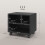 Homcom Soporte para Impresora Negro 40 x 30 x 36 cm 5