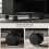 Homcom Soporte para Impresora Negro 40 x 30 x 36 cm 3