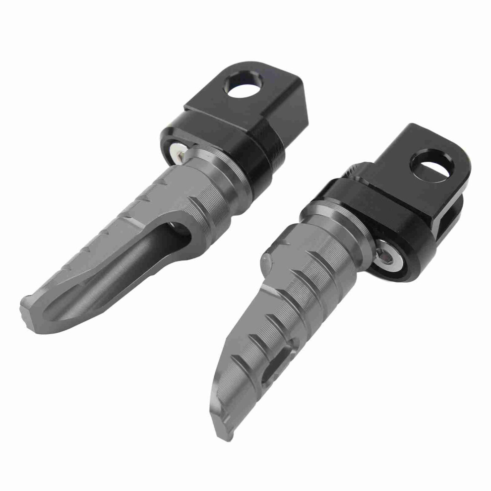 Motorcycle Front Foot Pegs Cnc Aluminum For Cfmoto 450Sr 2022Â2023 Grey 8171389929267