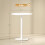 Homcom Mesa de Comedor Blanco 60 x 60 x 72 cm 3