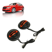2 Stück Autotweeter 150W Schwarz-Dome-Lautsprecher für alle Car-Audiosysteme